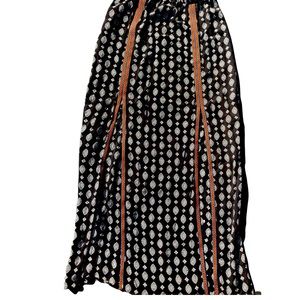BOHO Medium Women's Multicolored Full Length Maxi Skirt